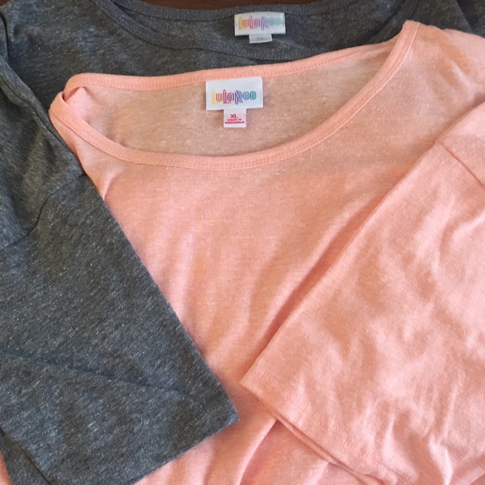 BUNDLE! 2 LulaRoe Irma shirts XL
